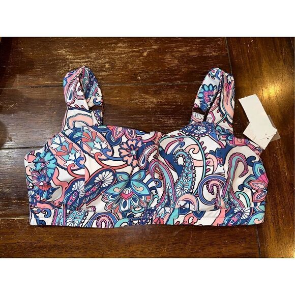 RAISINS CURVE Trendy Plus Size Jamaica Underwire Bikini Top - Picture 2 of 6